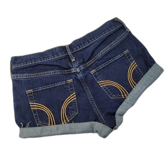 Hollister Dark Wash Short Short High Rise size 5/27 - Picture 1 of 5